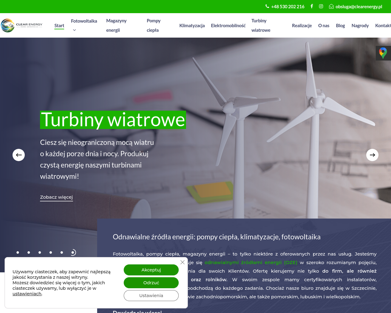 Screenshot of clearenergy.pl