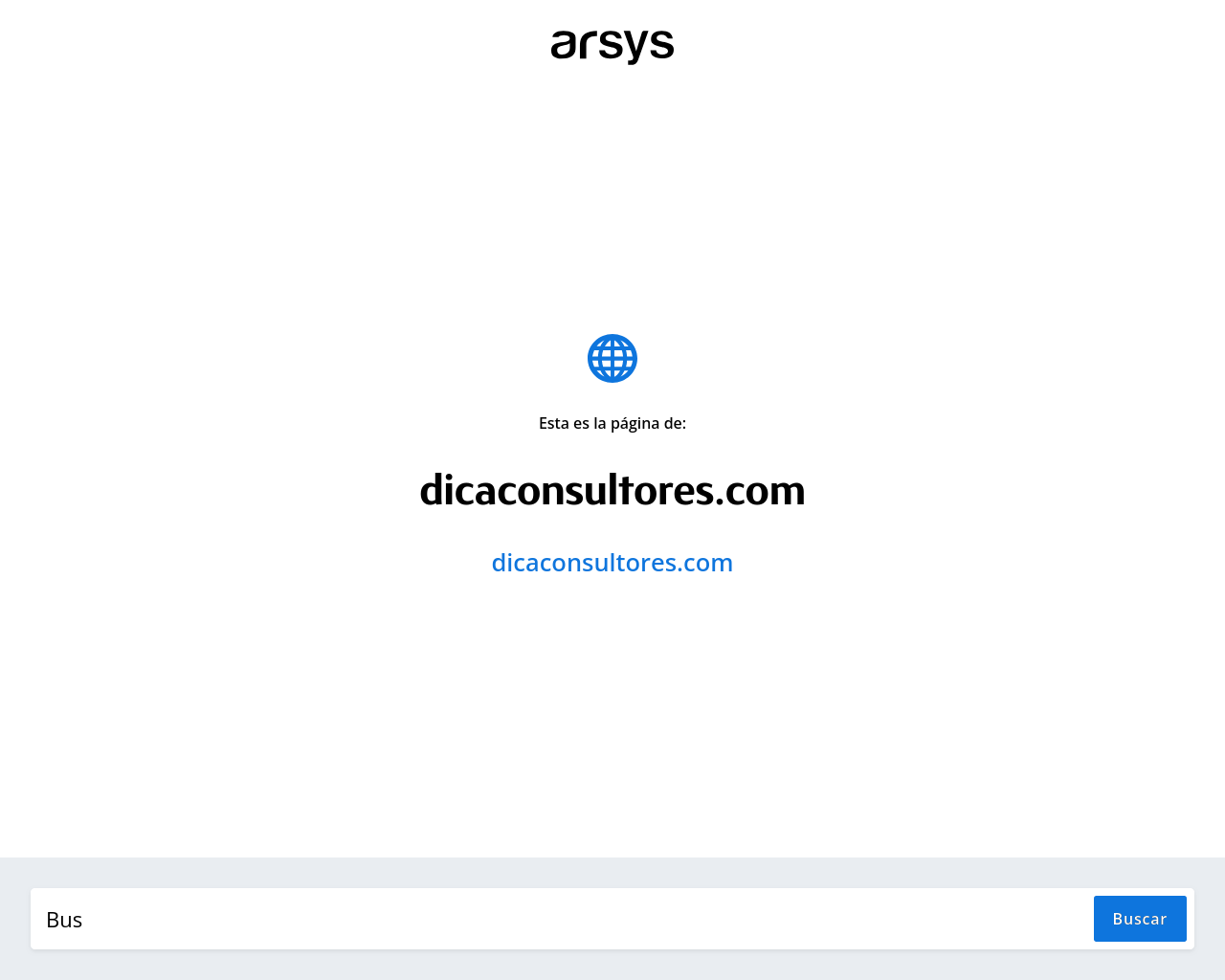 Screenshot of dicaconsultores.com