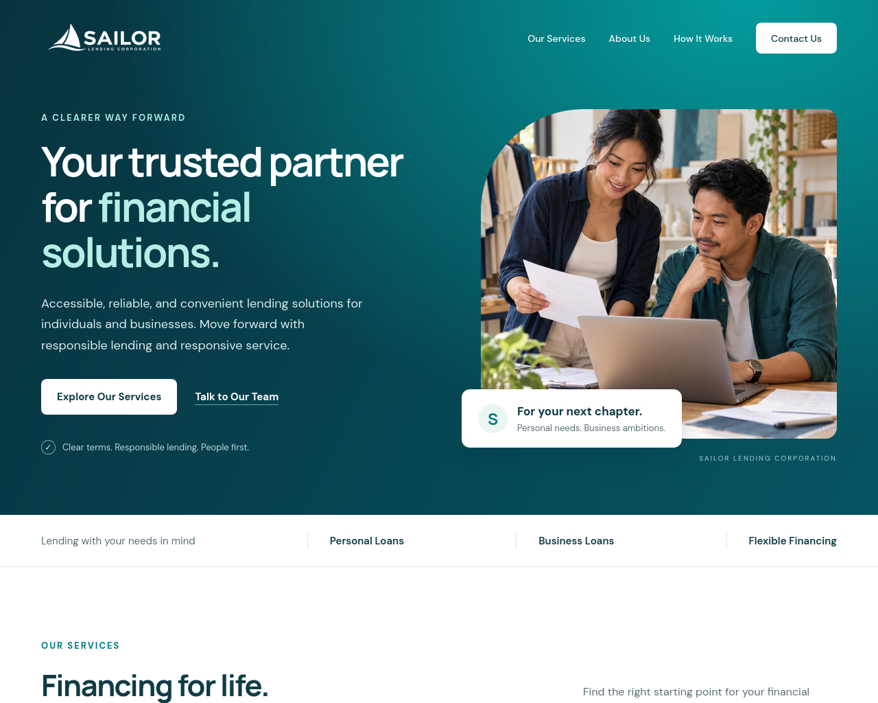 Снимок экрана sailor-lending.com