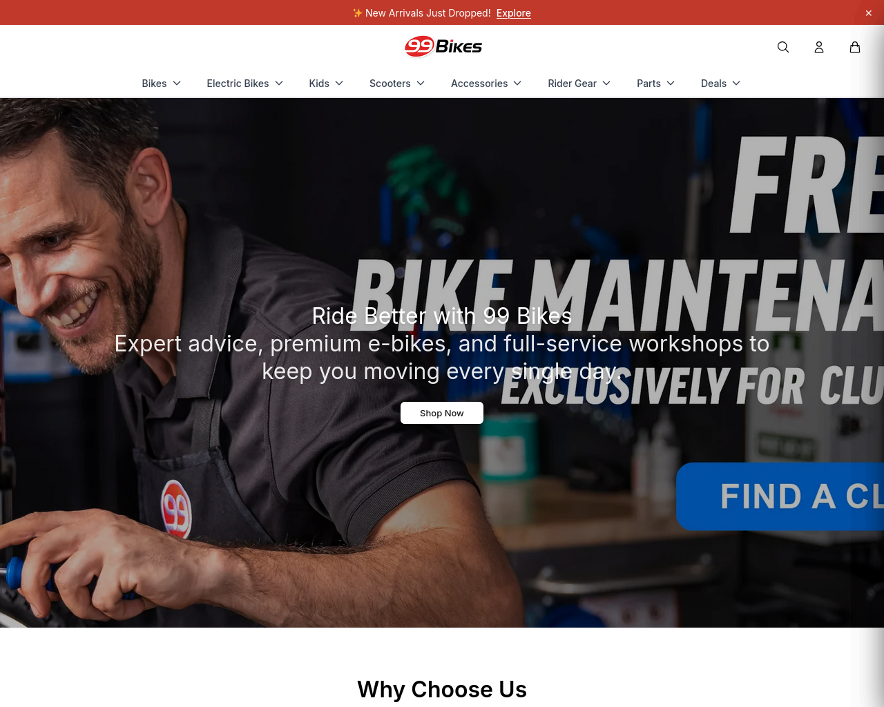 Screenshot of bikesstore.shop