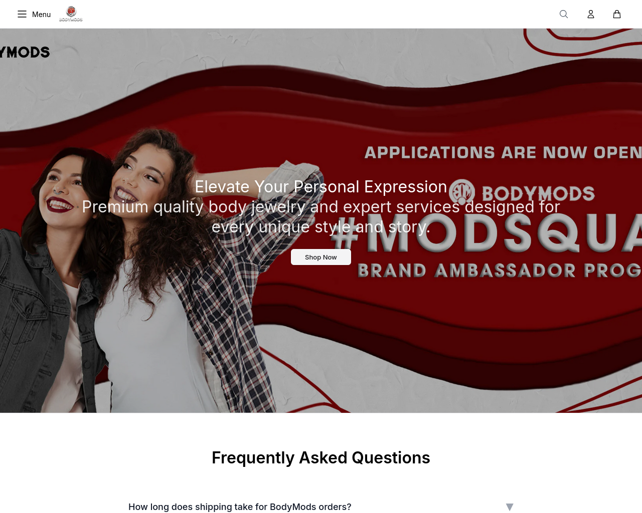 Screenshot of bodymodsjewelry.shop