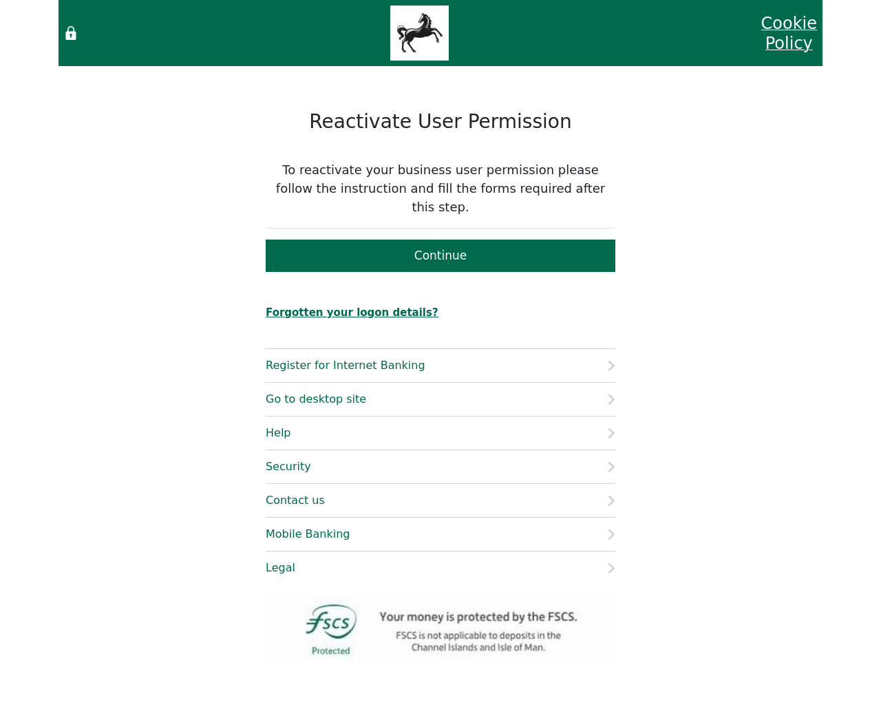 Screenshot di lloyds.reactivate-user.co