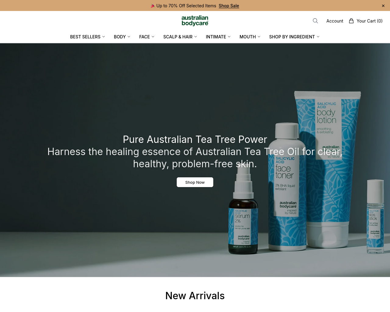 Screenshot of bodycareskin.shop