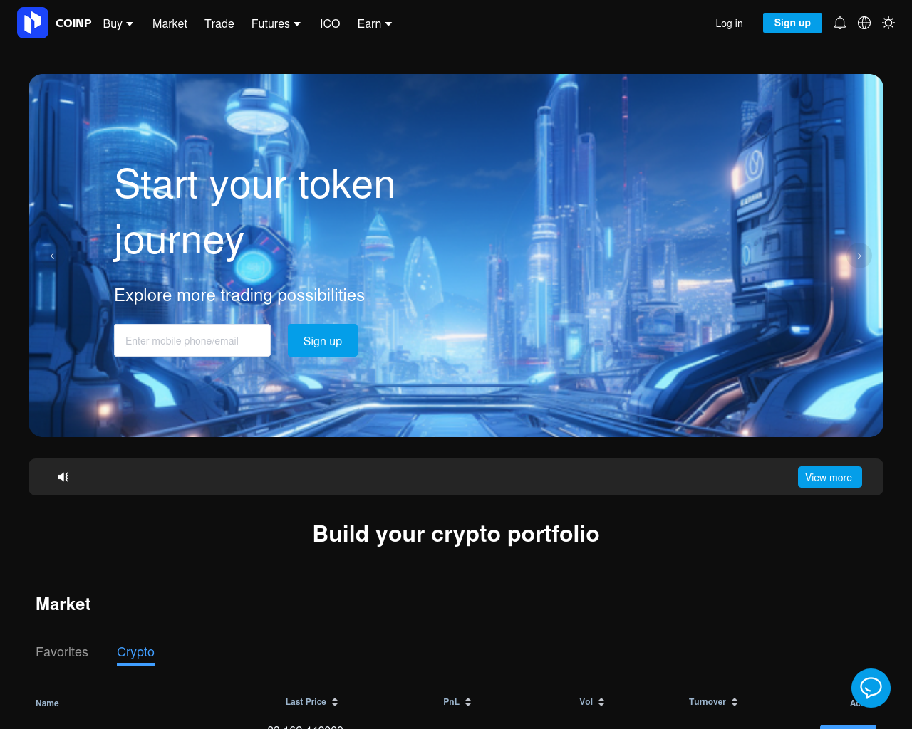 Screenshot of twncoinp.com