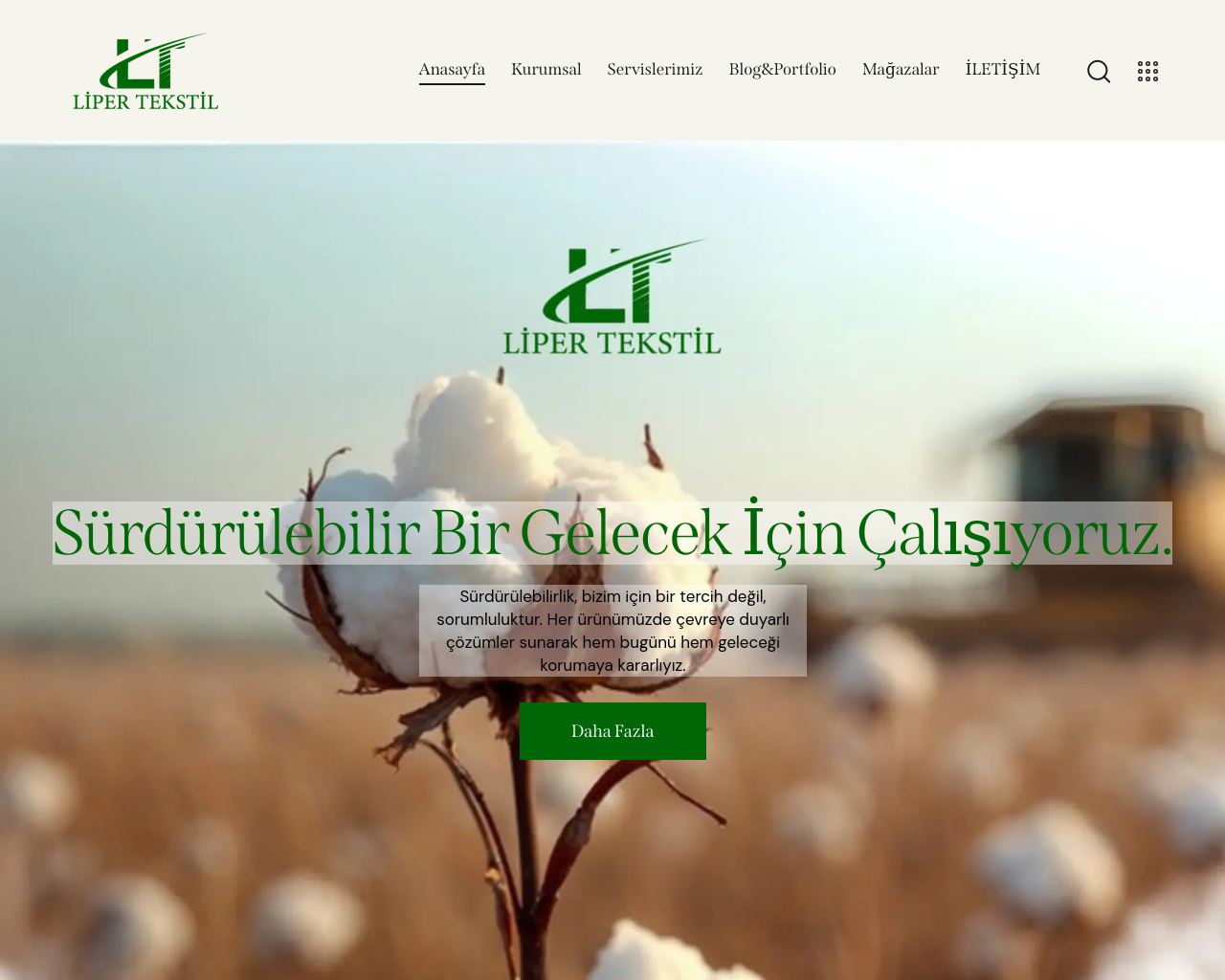 Снимок экрана lipertekstil.com