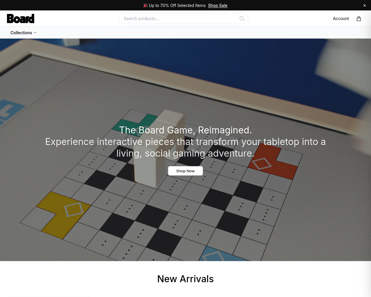 Screenshot of boardcollection.shop