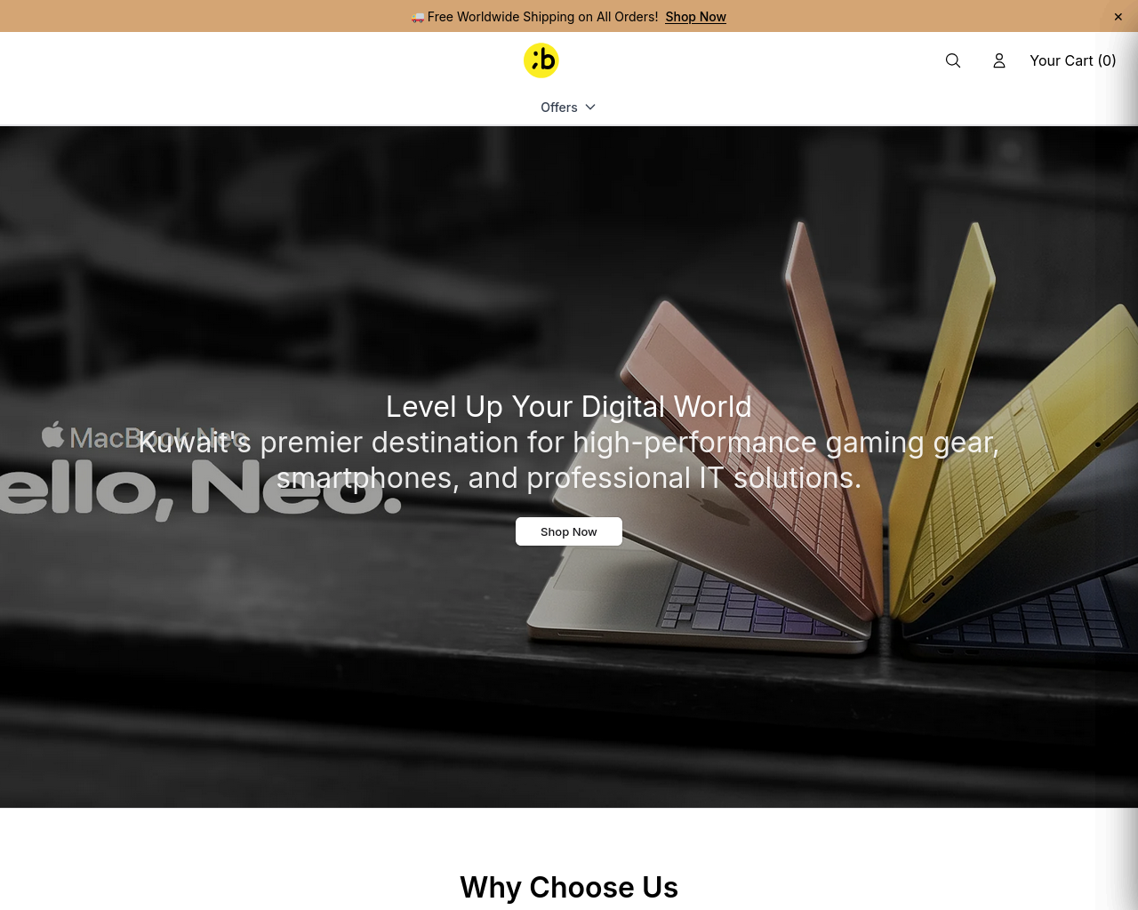 Screenshot of blinkelectronics.shop