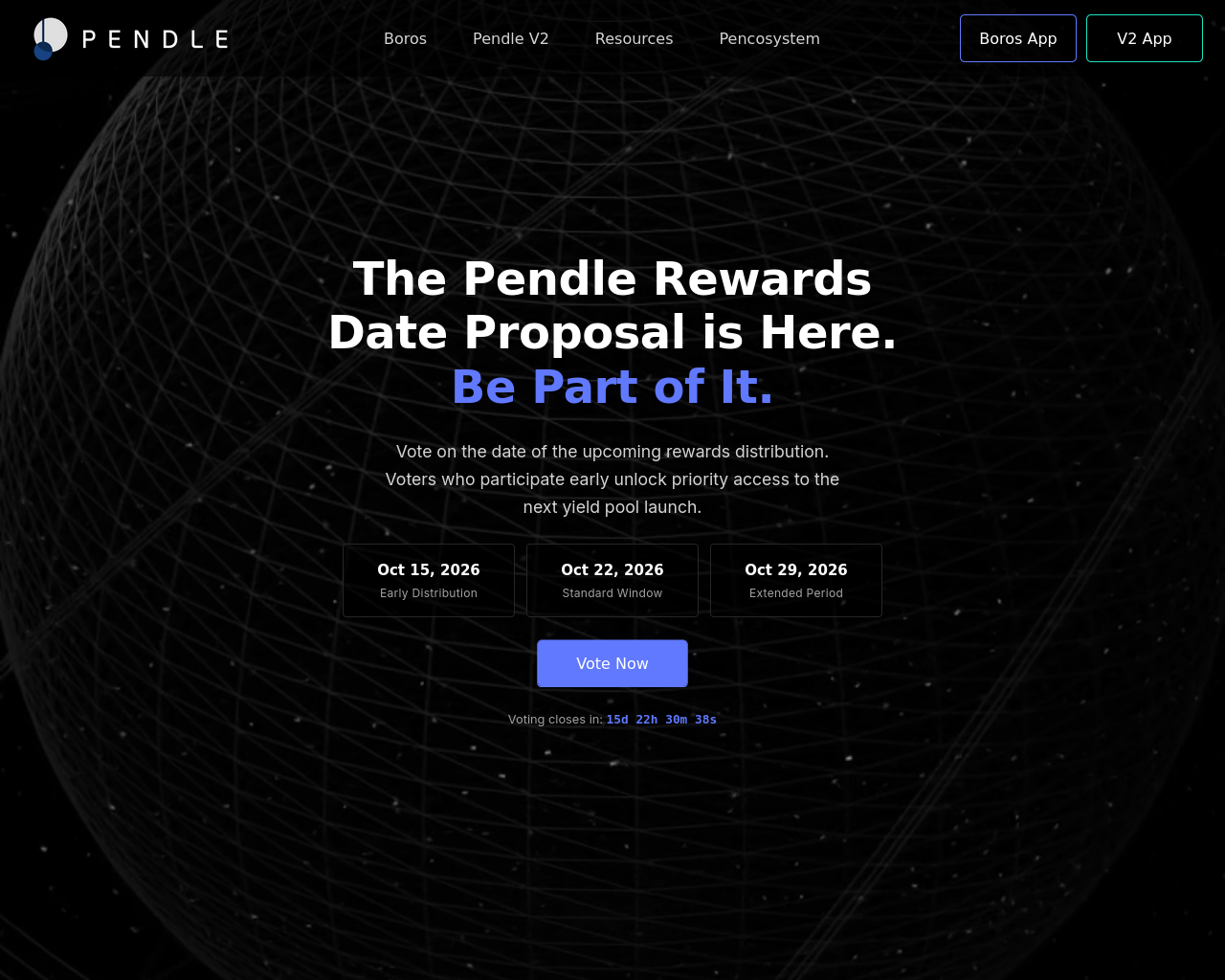 Screenshot of pendle-ecosystem.icu