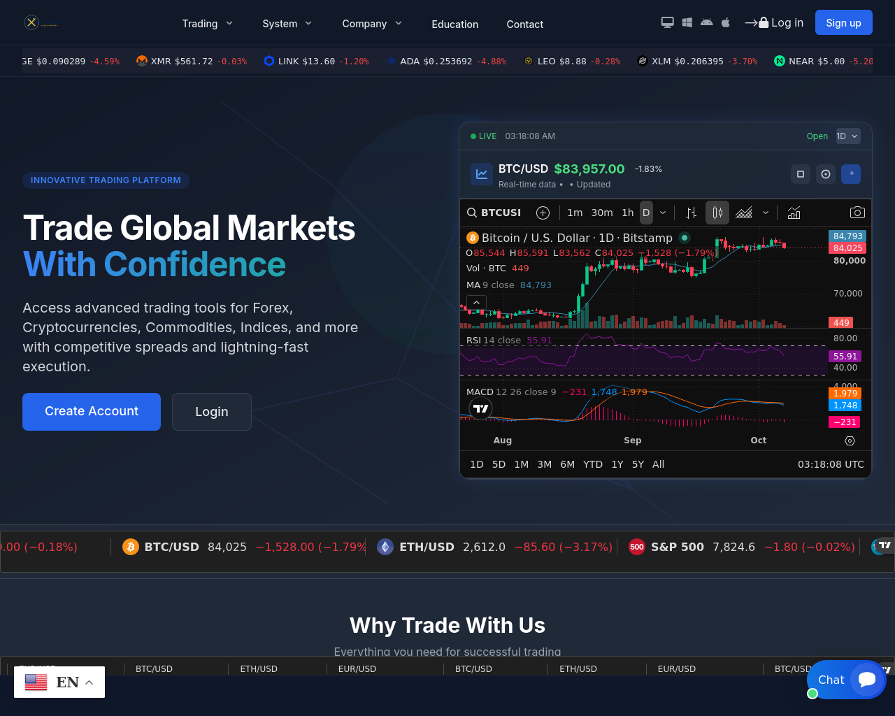 Screenshot of exmonix.com