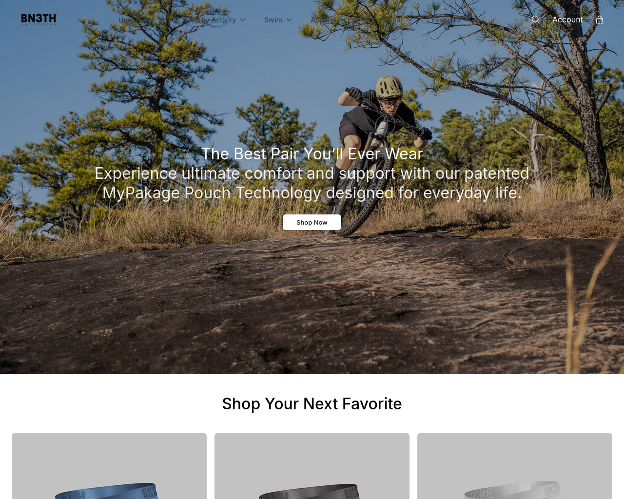Screenshot of bn3thapparel.shop
