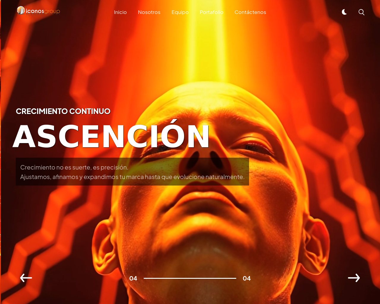 Screenshot of iconosgroup.com.co