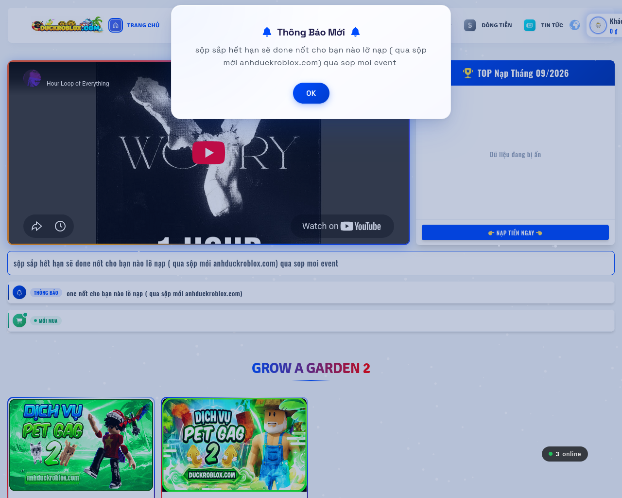 Screenshot of duckroblox.com