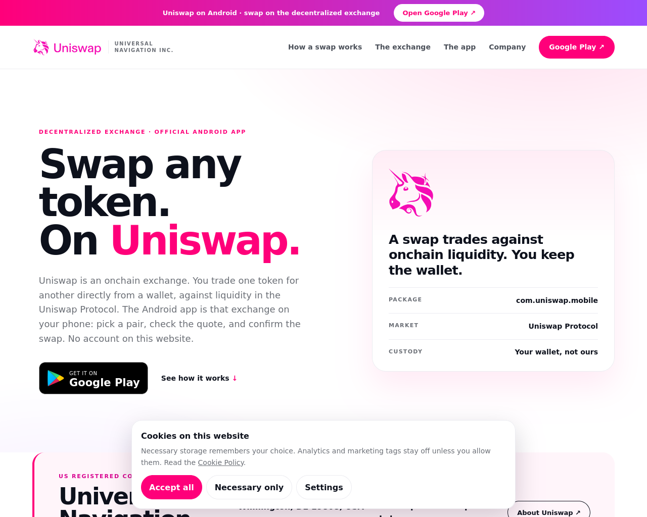 Screenshot of uniswap-labs-app.com
