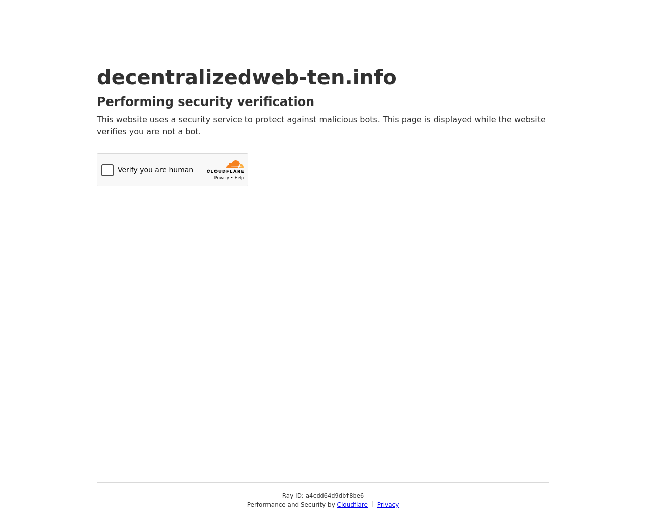 Screenshot of decentralizedweb-ten.info