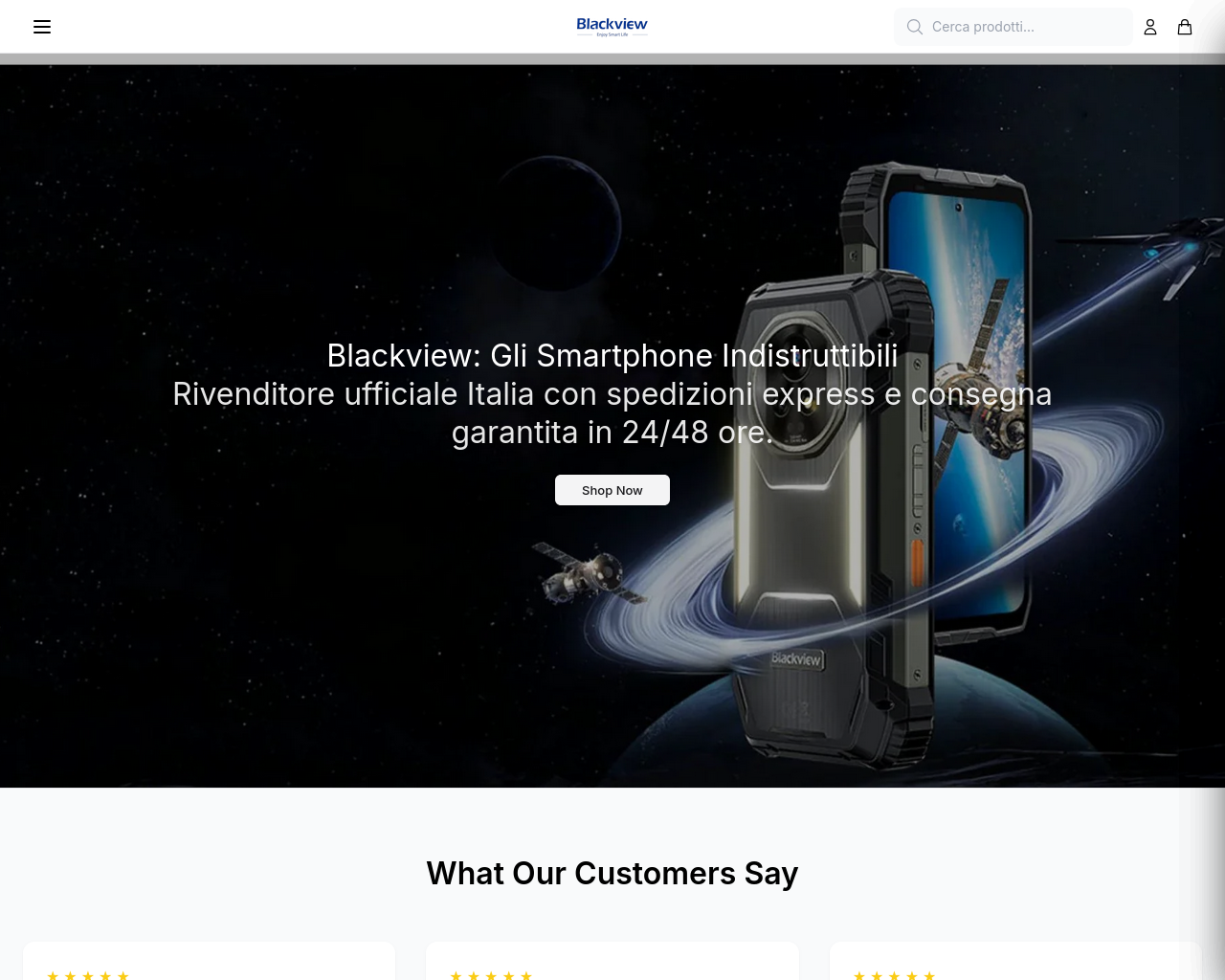 Снимок экрана blackviewtechco.shop