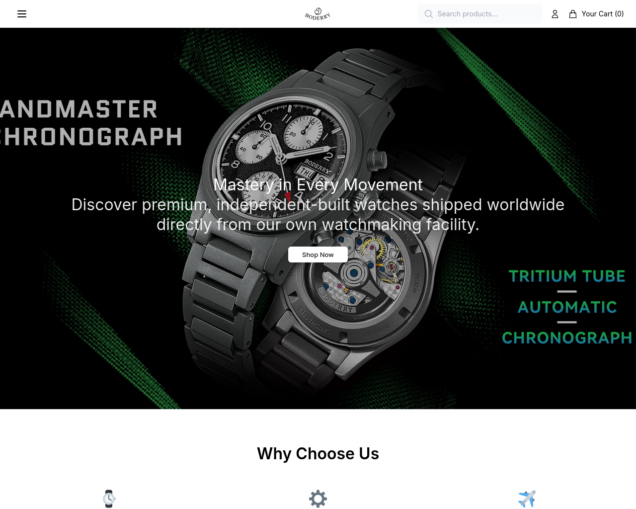 Screenshot of boderryjewelry.shop