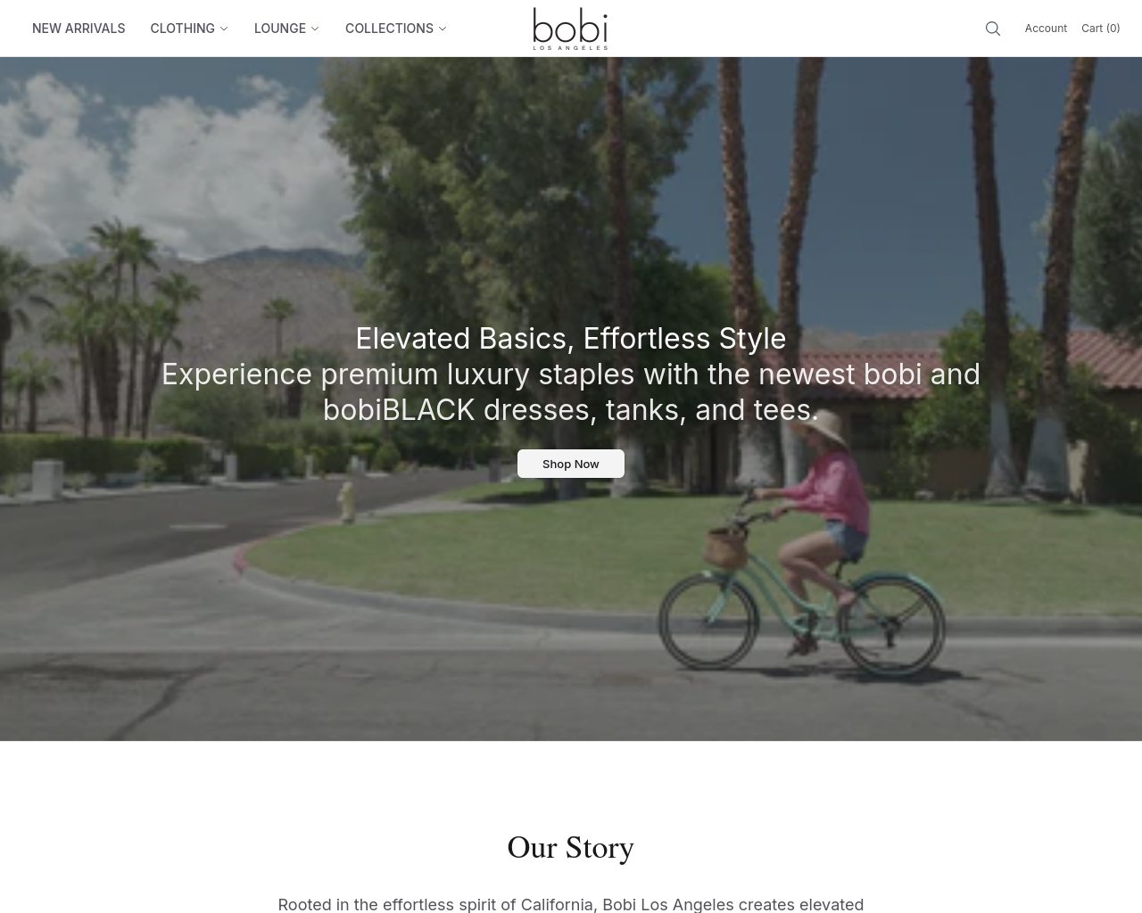 Screenshot of bobilosangelescollection.shop
