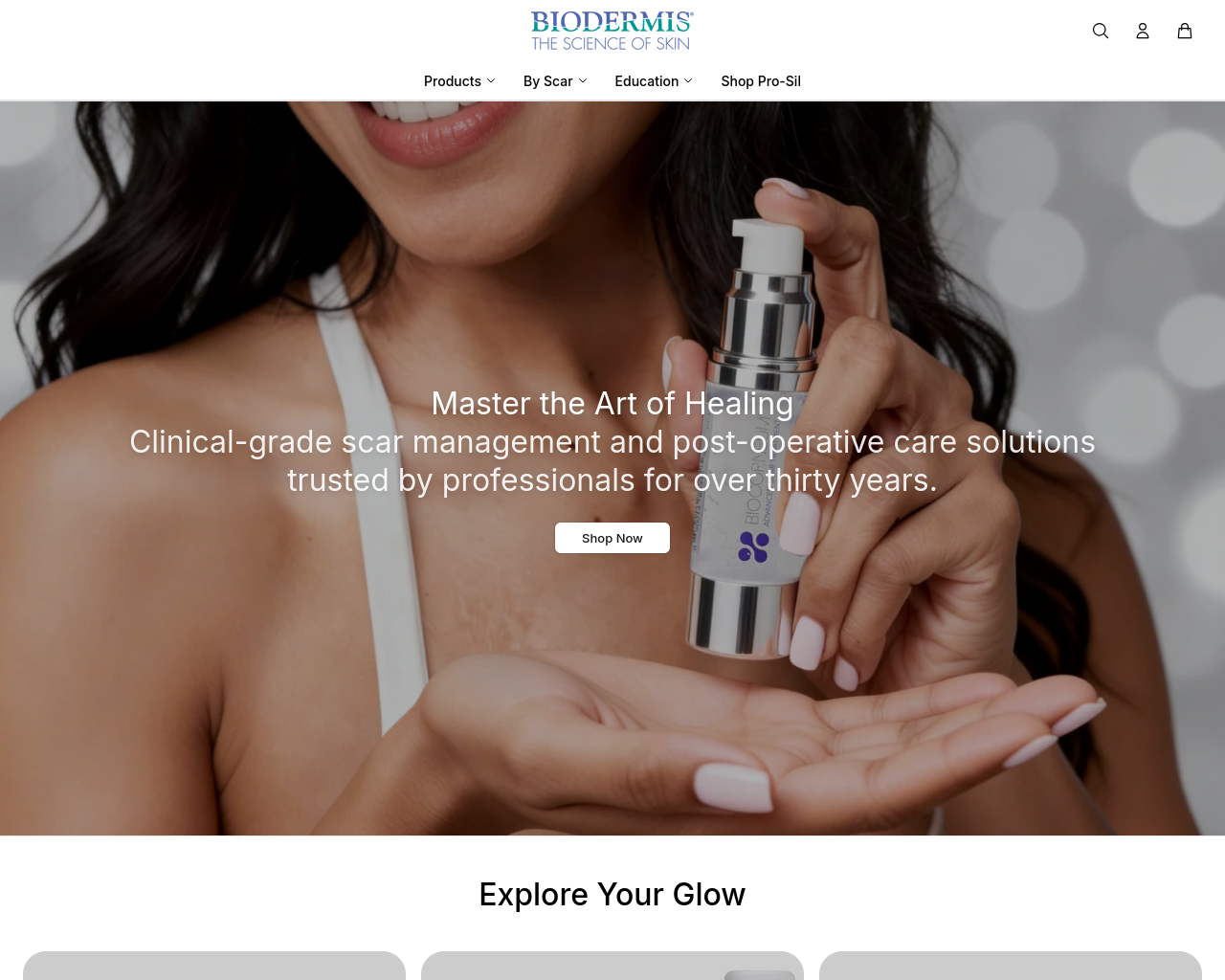 Screenshot of biodermisshop.shop
