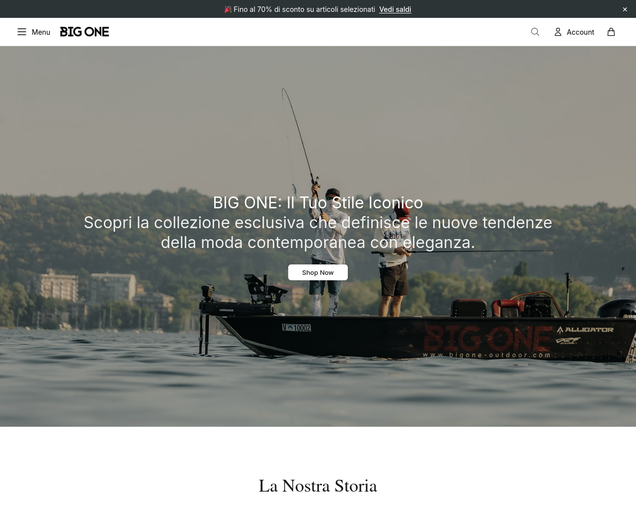 Screenshot di bigoneoutdoorshop.shop
