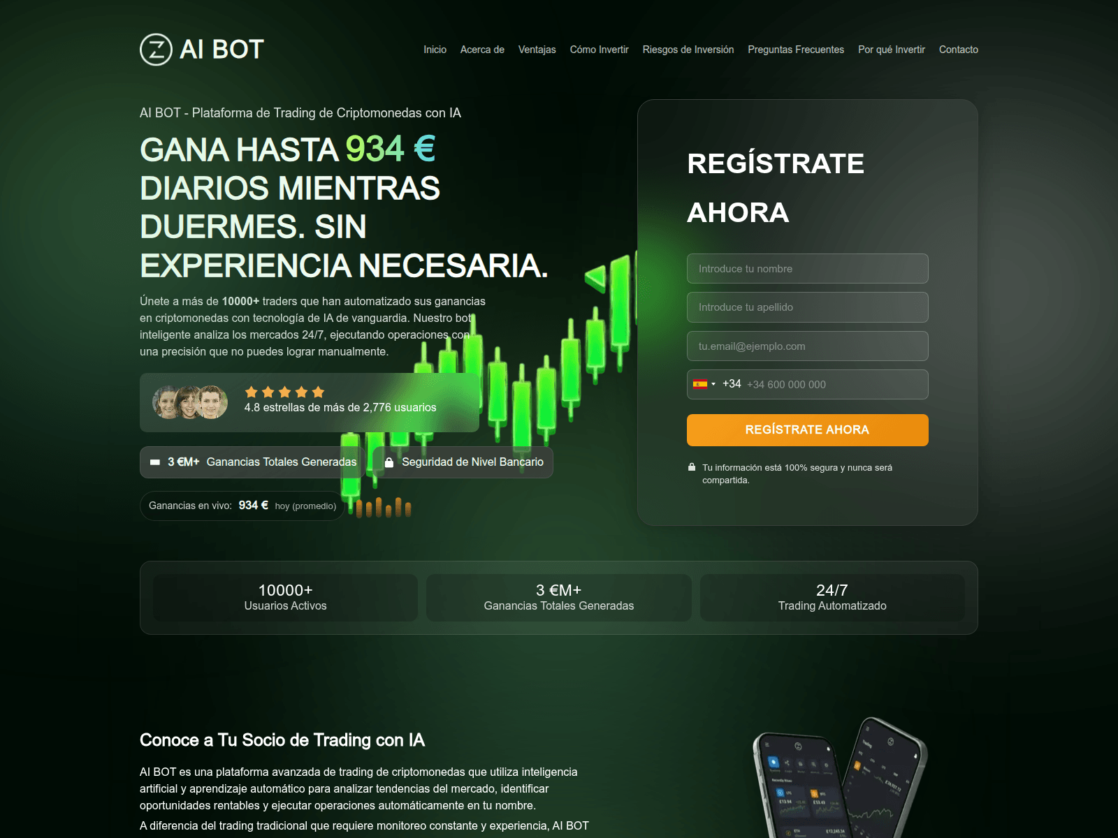 Screenshot of aibotmarkets.com