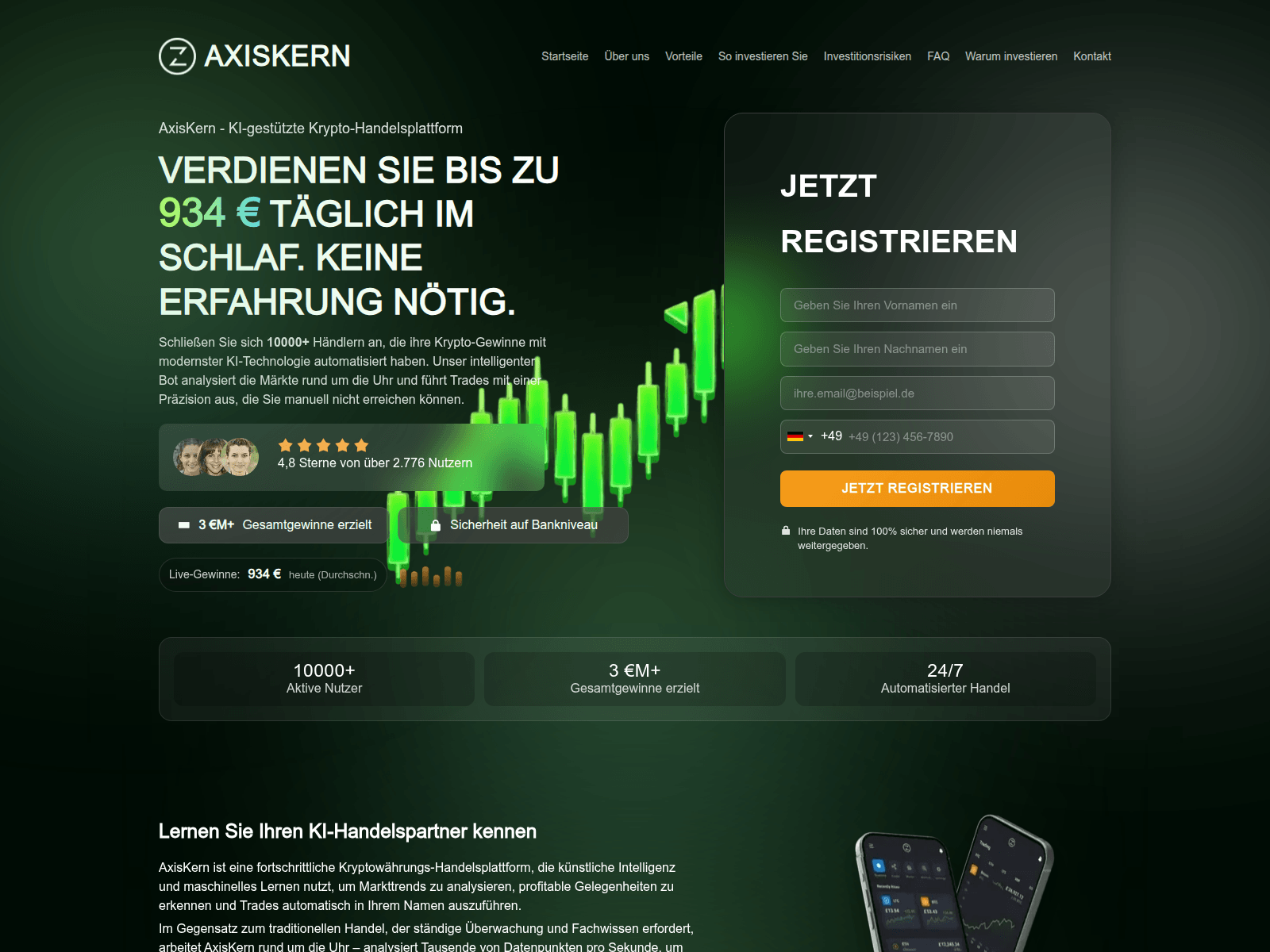 Screenshot of axiskern.net