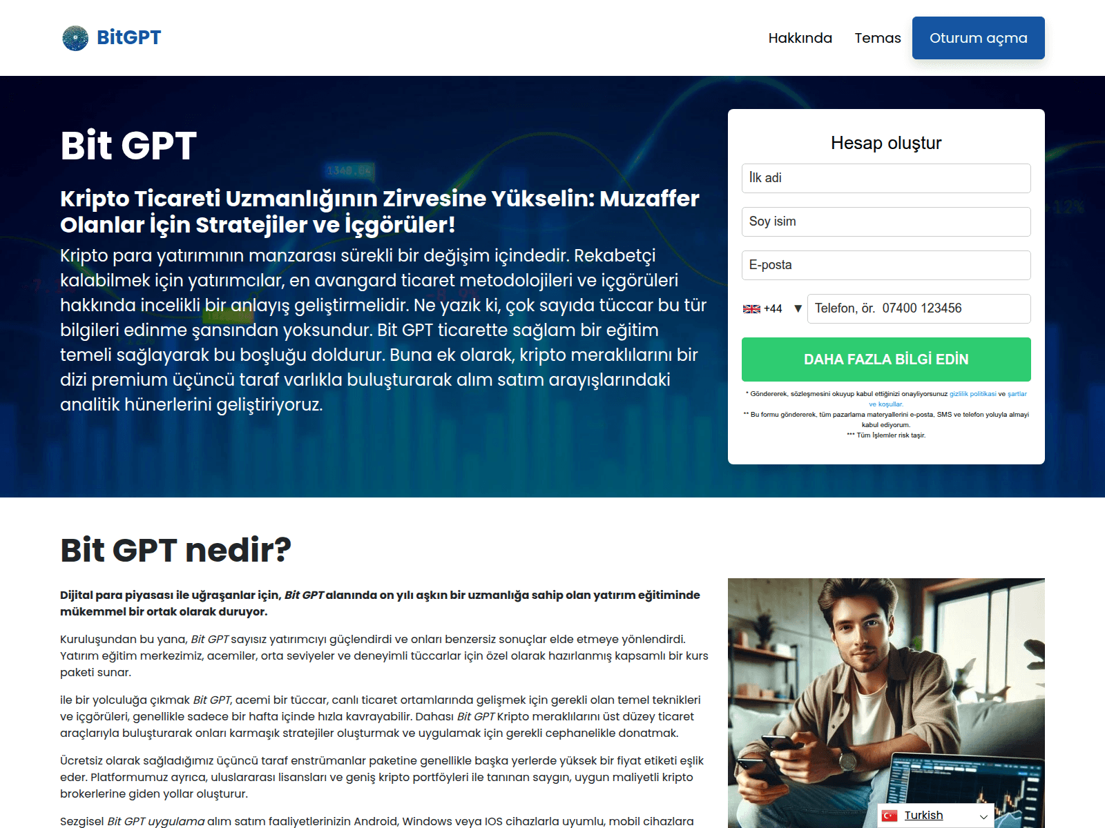 Captura de pantalla de bitgpt.org