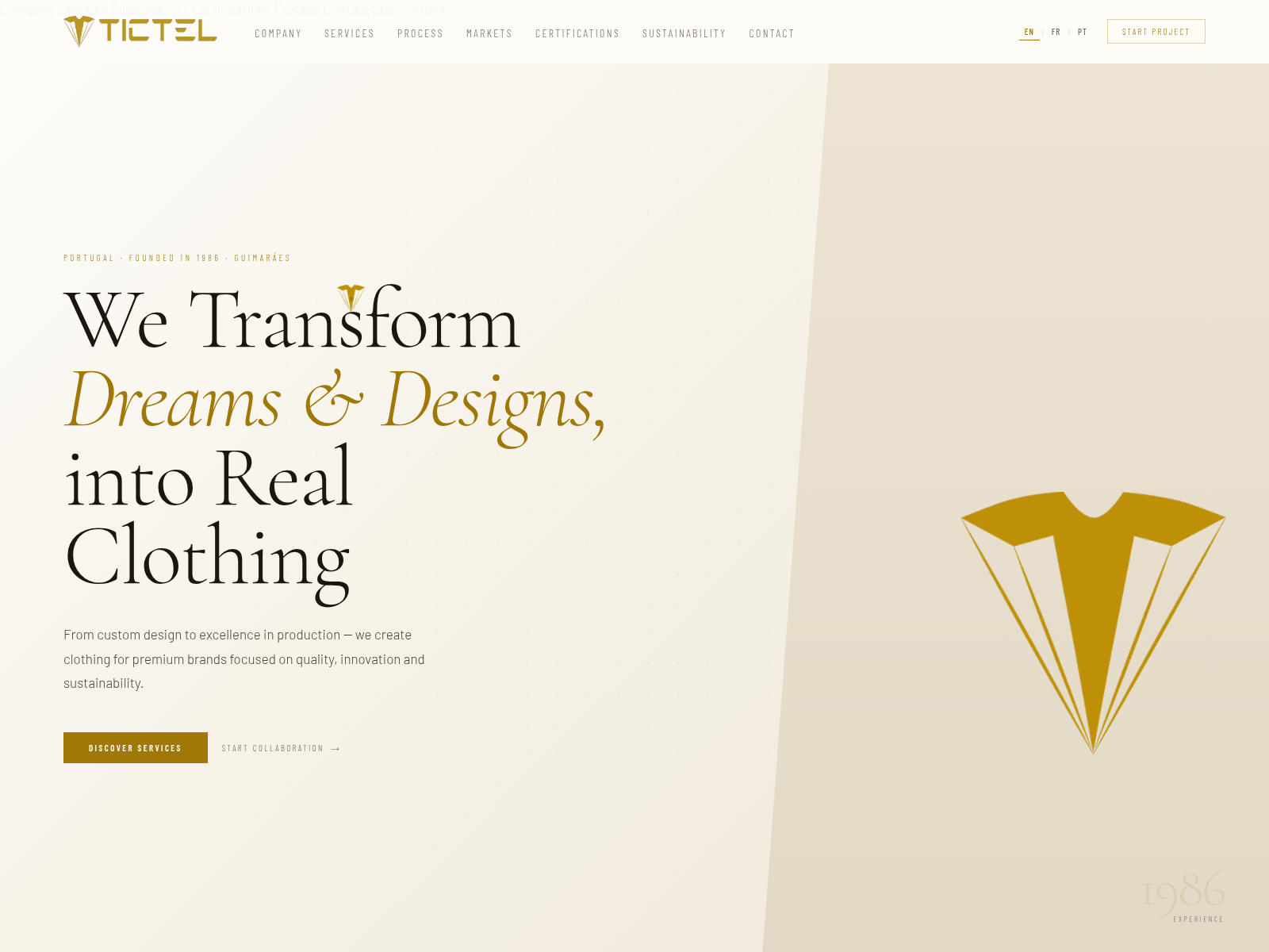 Screenshot of tictel.pt