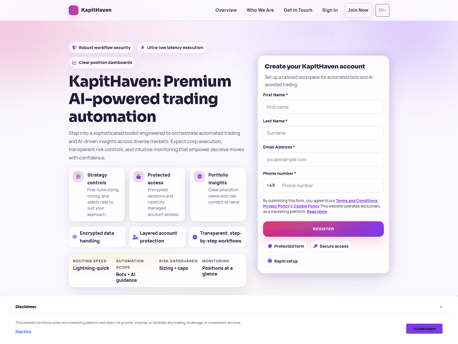 Screenshot of kapithaven.digital