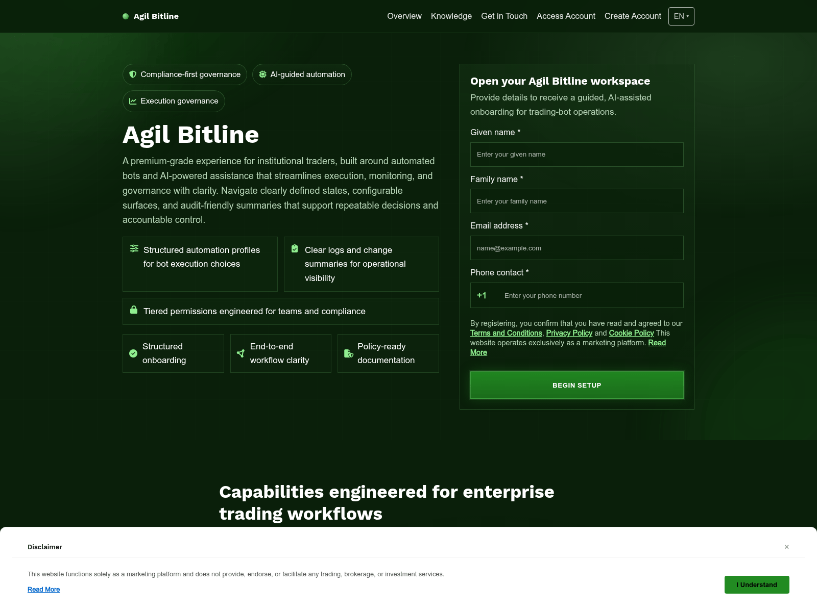 Screenshot of agilbitline.pro