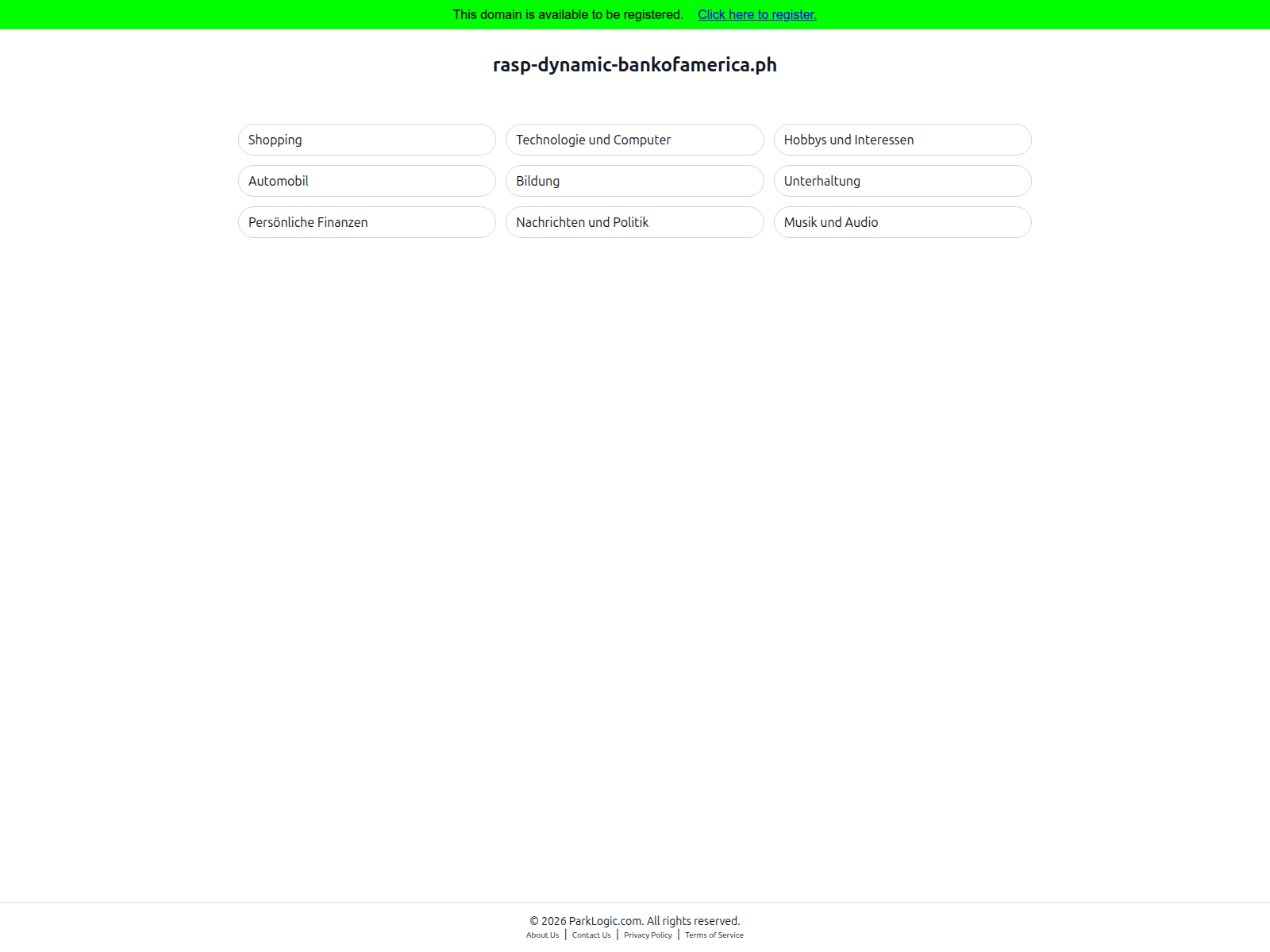 Screenshot of rasp-dynamic-bankofamerica.ph