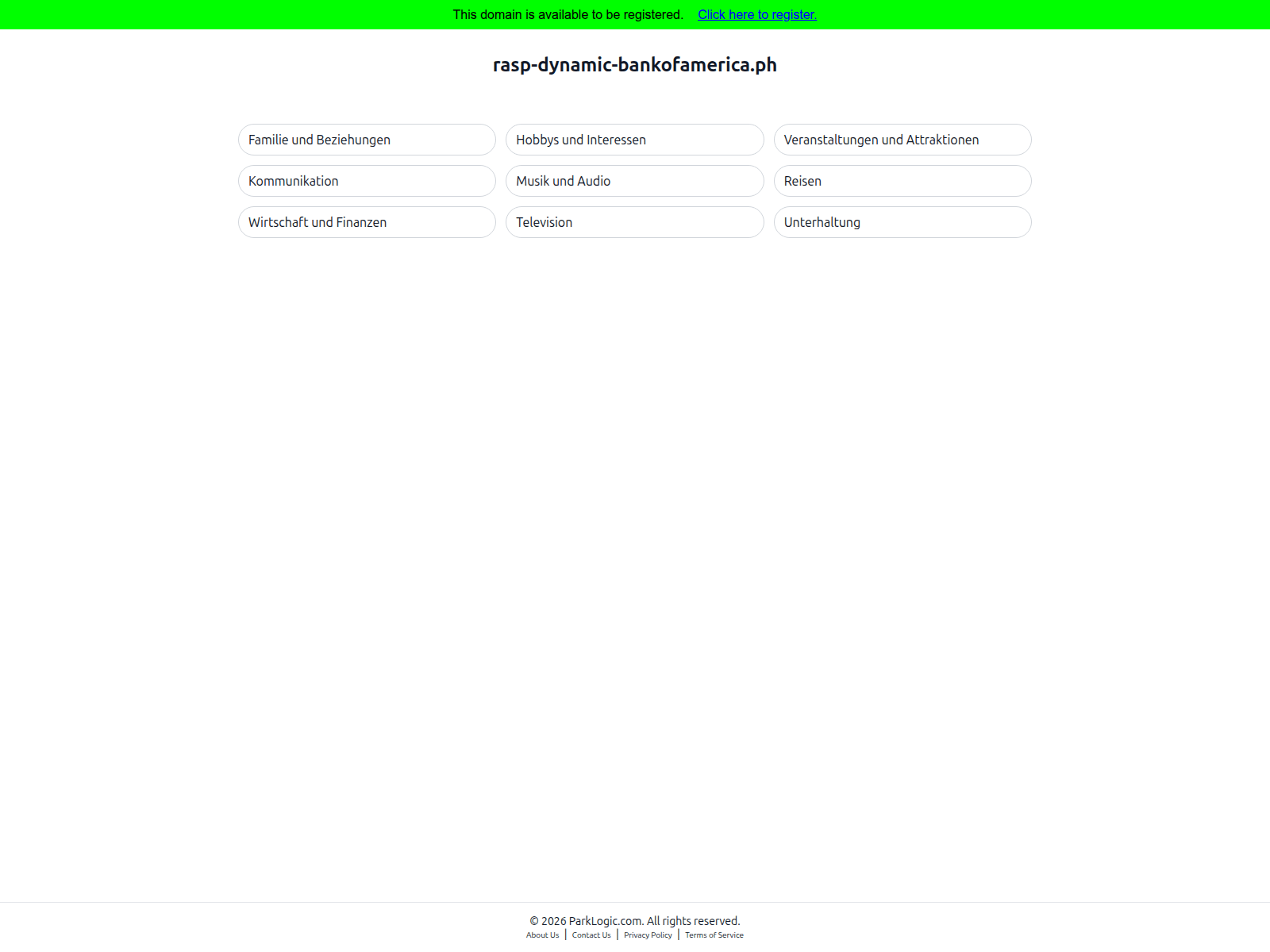Screenshot of rasp-dynamic-bankofamerica.ph