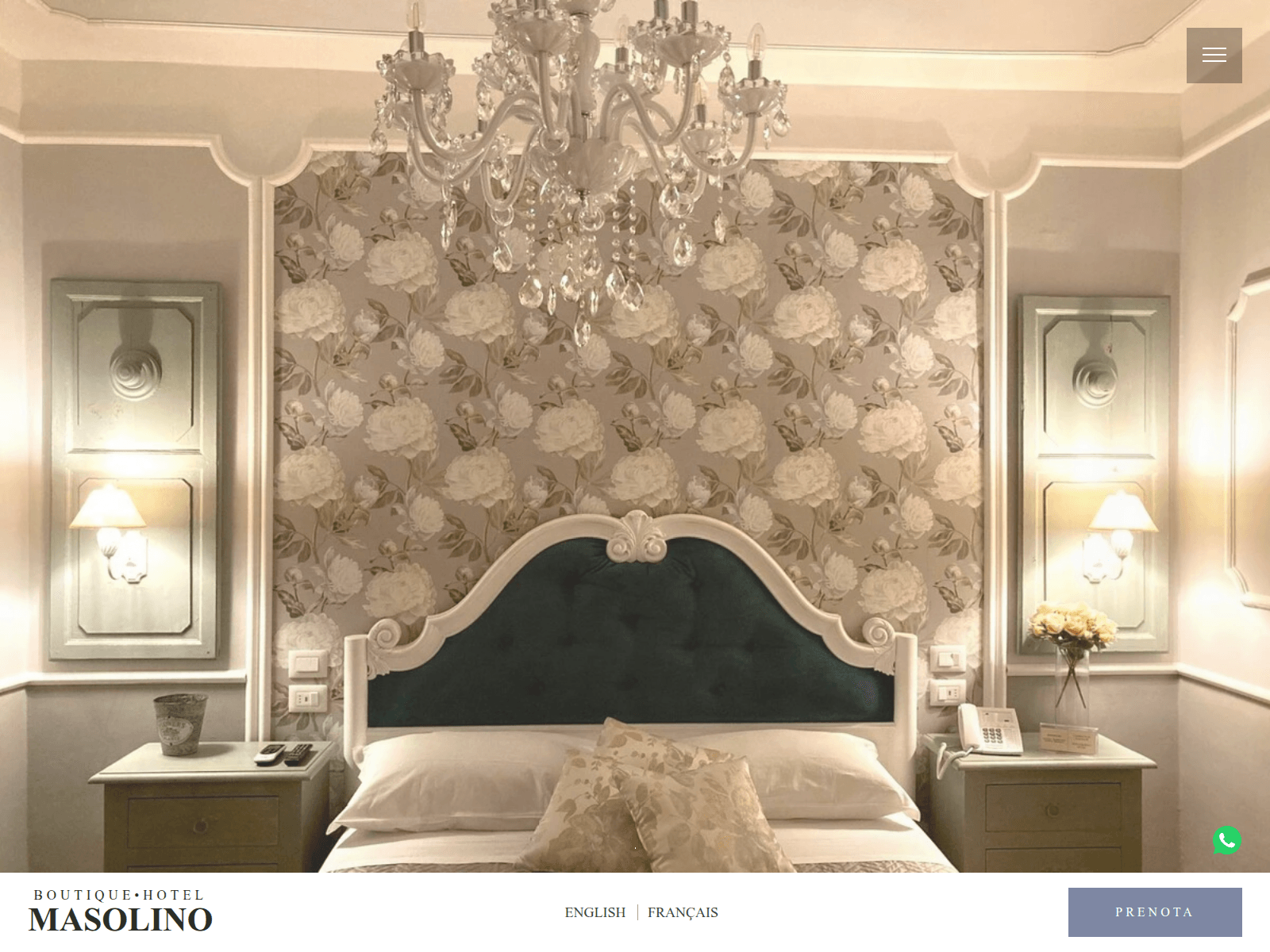 Capture d’écran de boutiquehotelmasolino.live