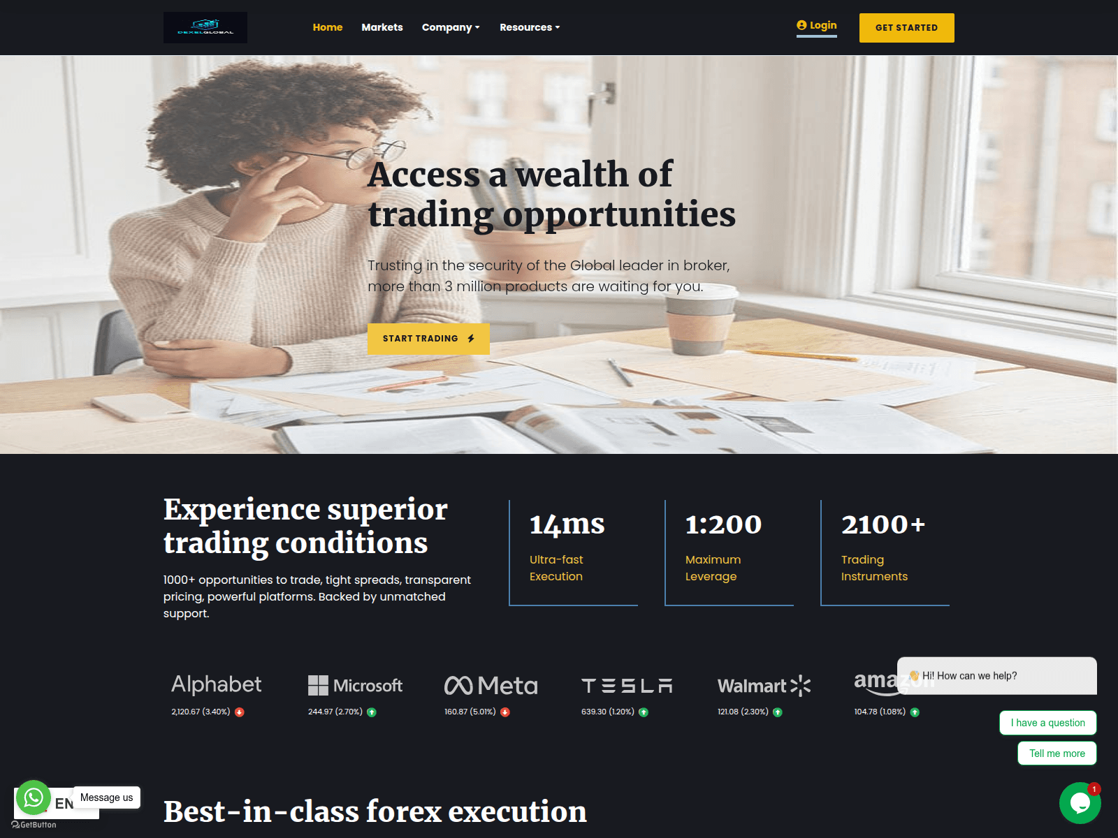 Screenshot of drexelglobal.com