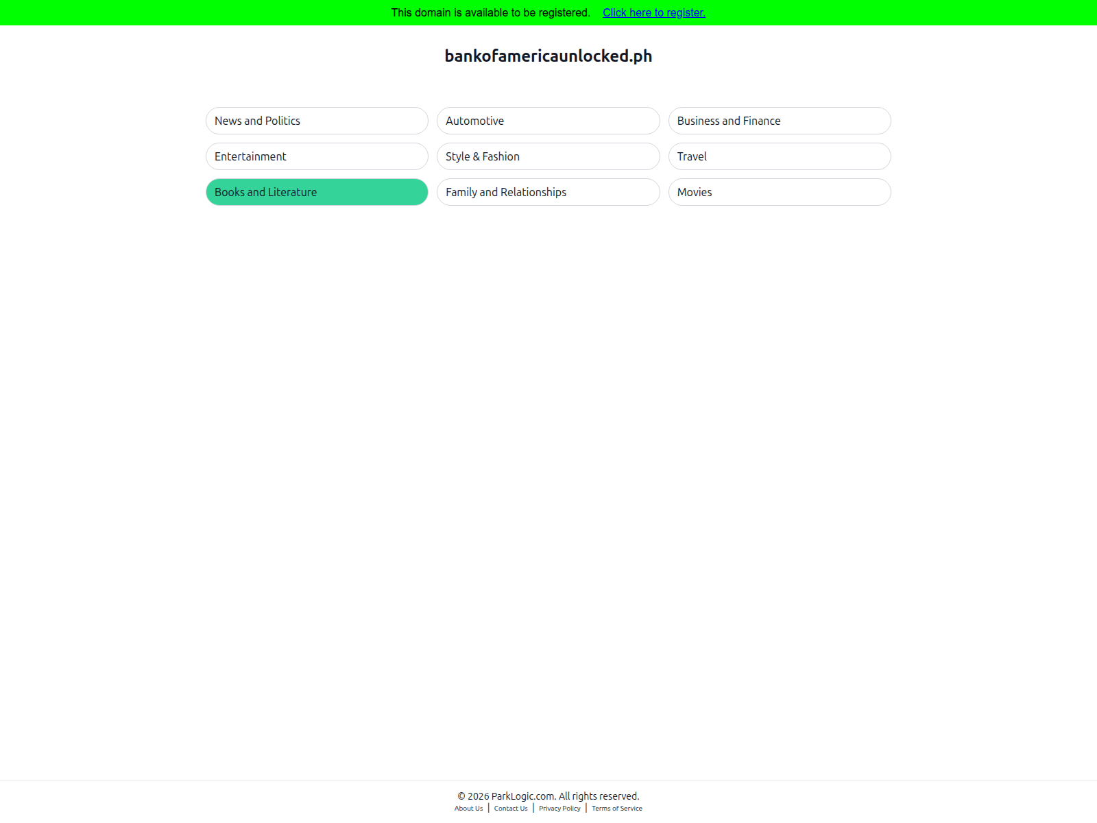 Screenshot von bankofamericaunlocked.ph