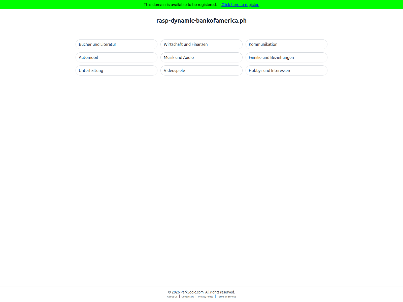 Screenshot of rasp-dynamic-bankofamerica.ph