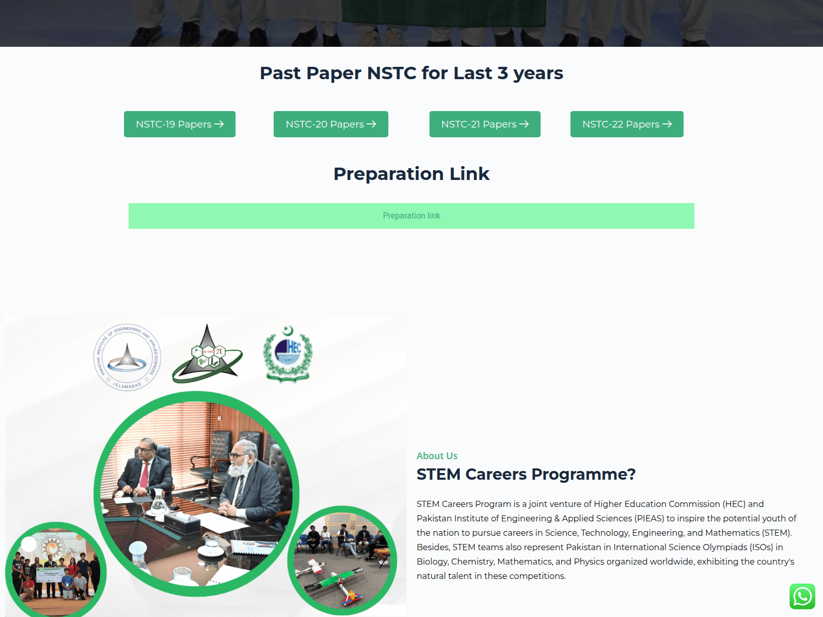 Screenshot of stem.edu.pk