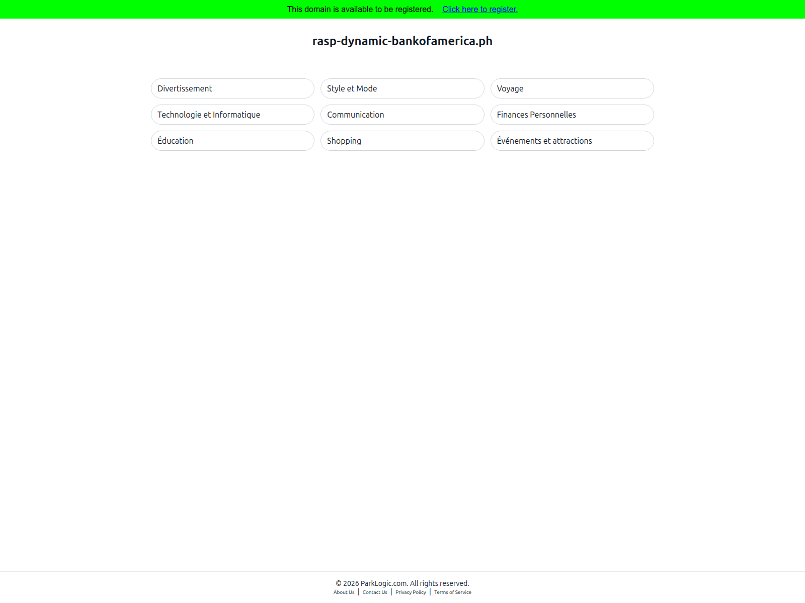 Screenshot of rasp-dynamic-bankofamerica.ph