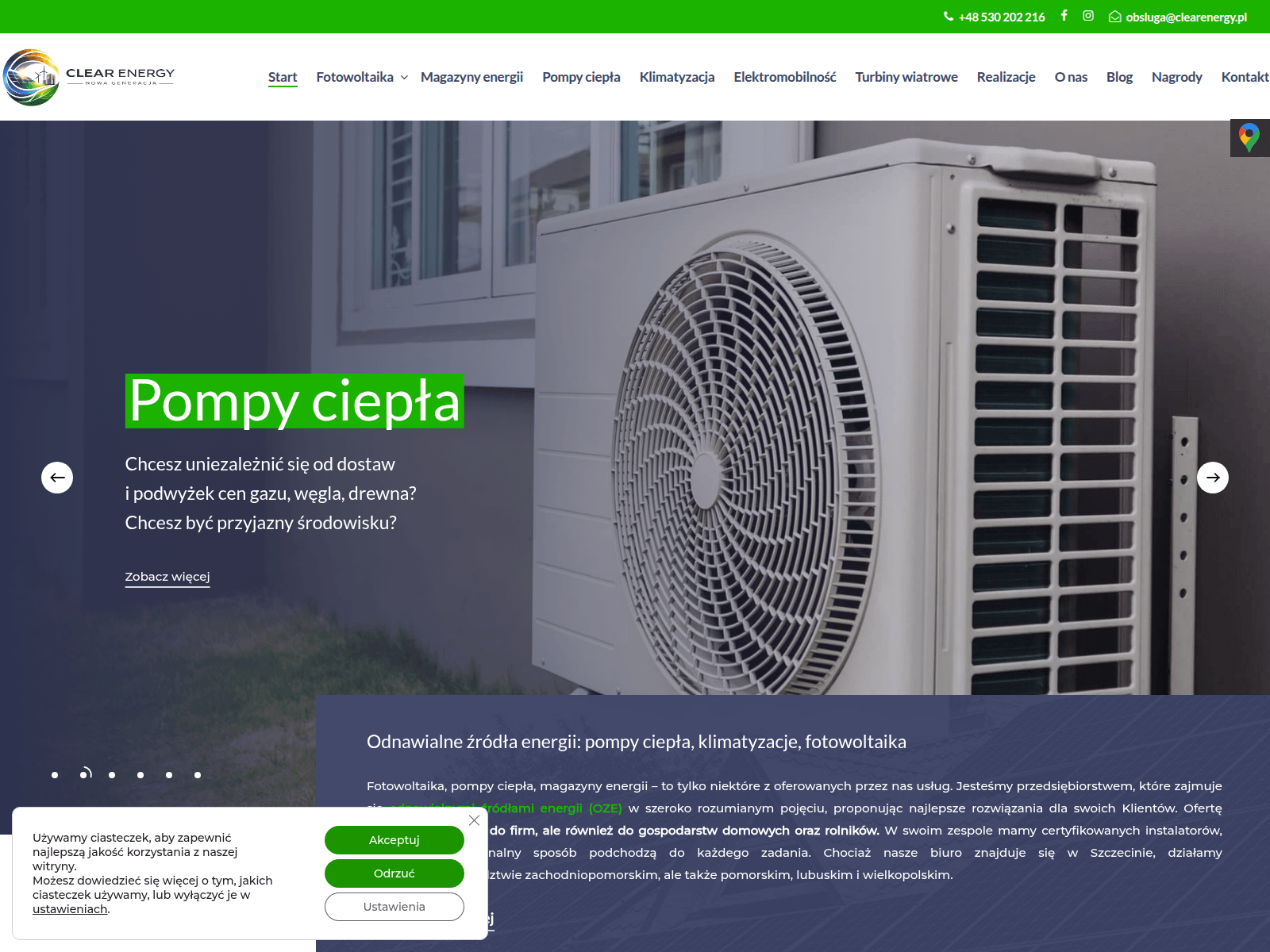 Screenshot of clearenergy.pl