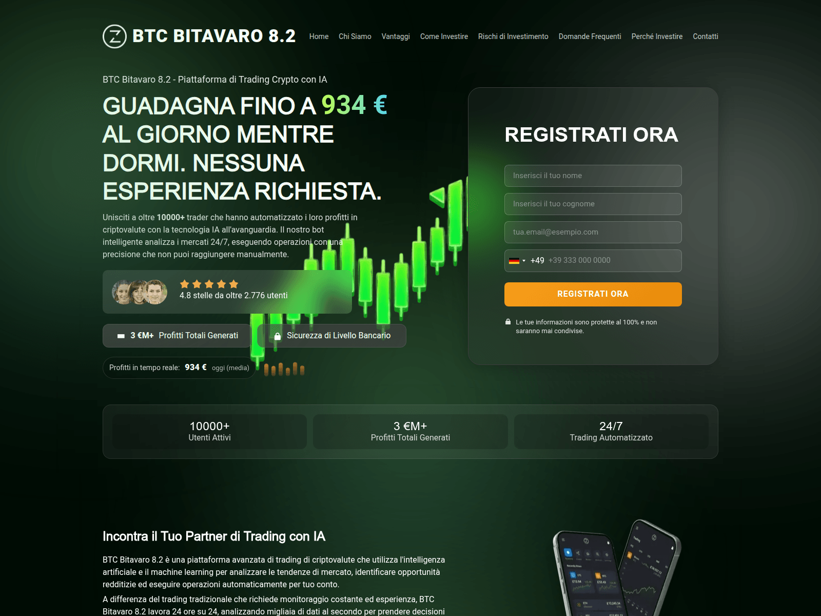 Screenshot von btcbitavaro82trade.com