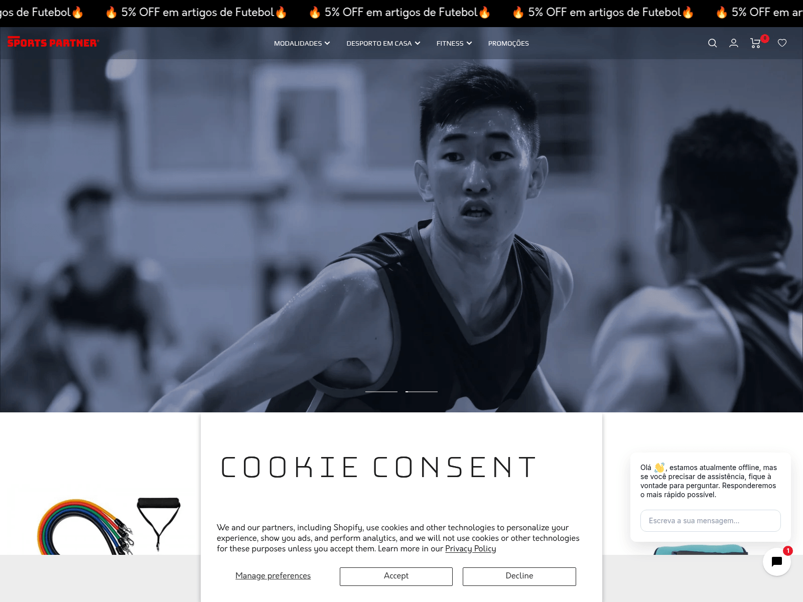Screenshot of sportspartner.pt