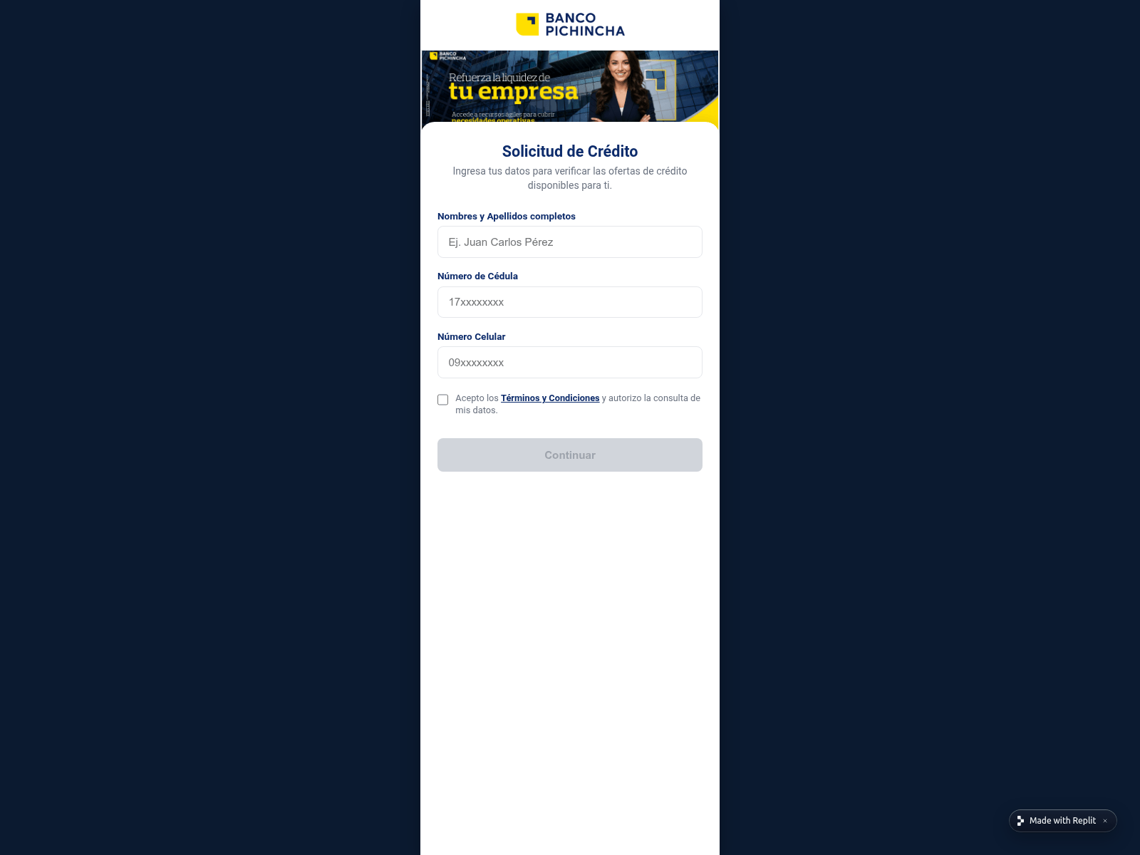 لقطة شاشة لـ amenta-tu-cupo-ya--gandacarlot.replit.app