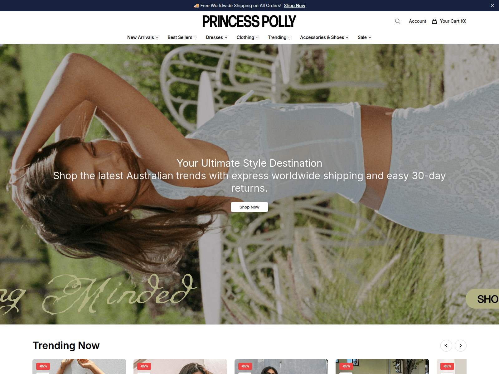 Screenshot of ashleystewartchic.com