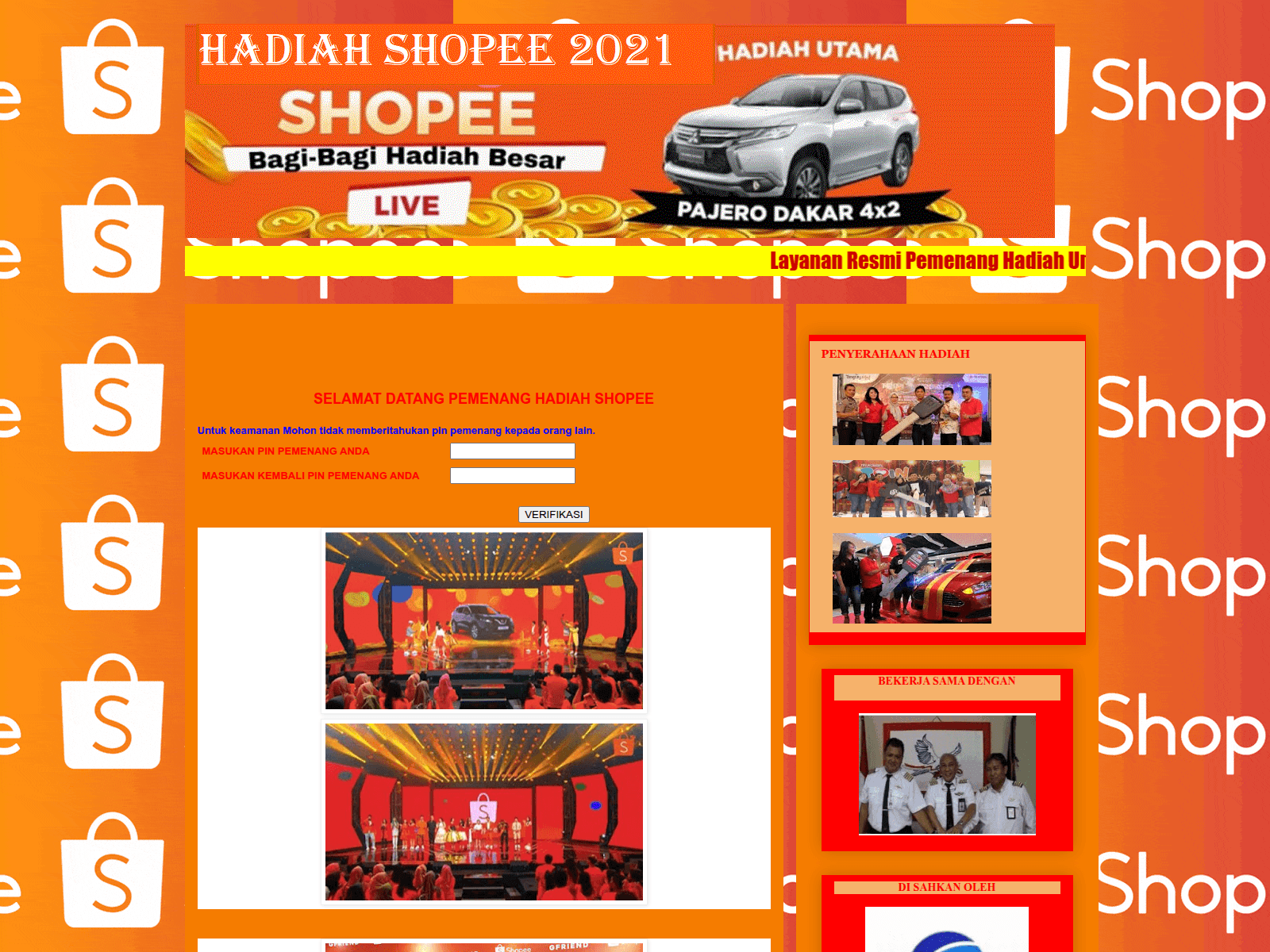 Screenshot of gebyar-shopee84.blogspot.com
