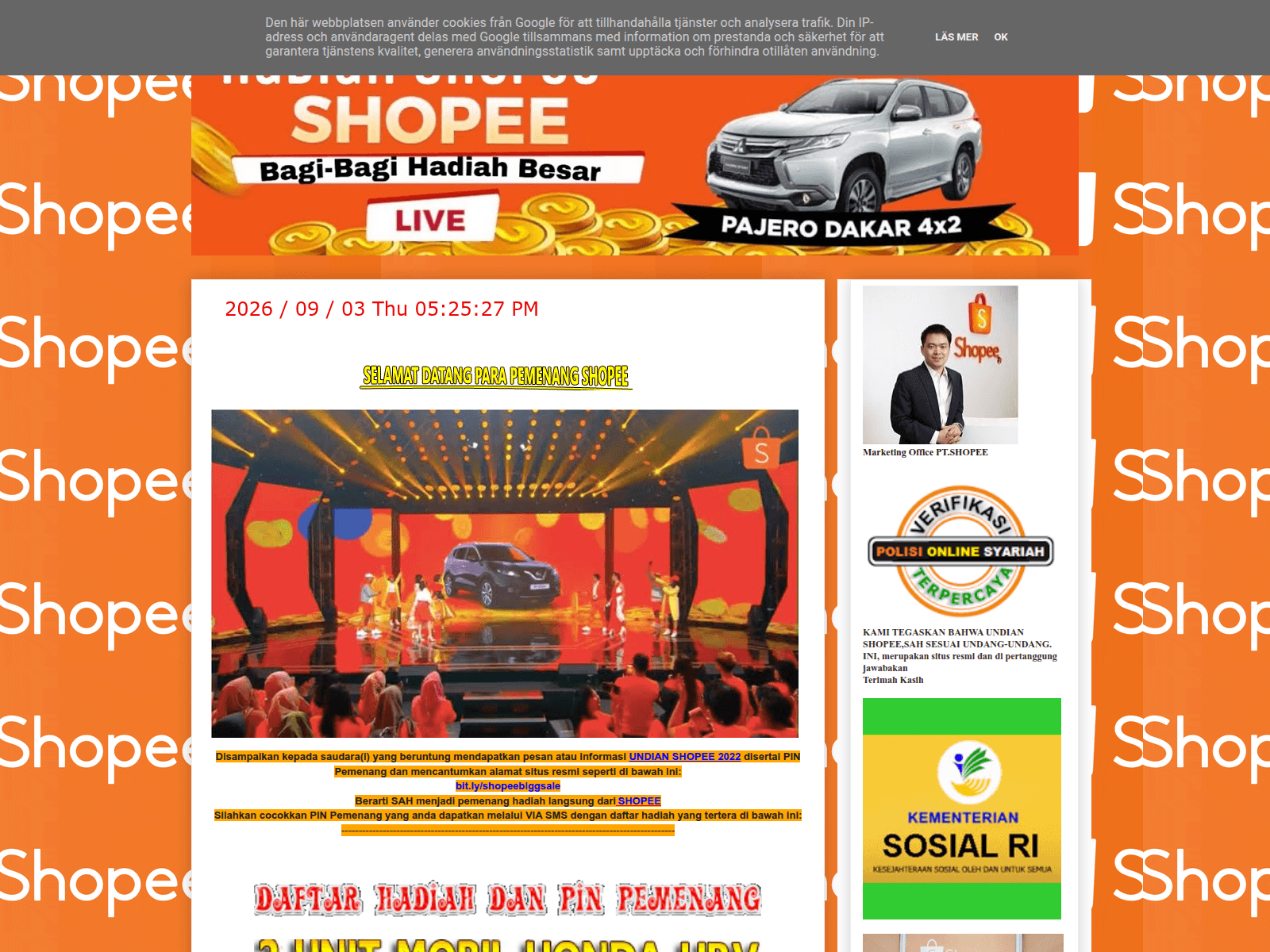 Screenshot of shopee-id-1010.blogspot.com