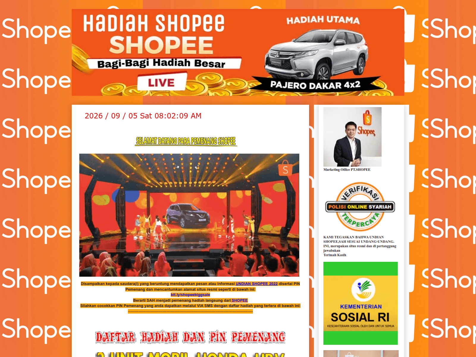 Screenshot of shopee-id-1010.blogspot.com