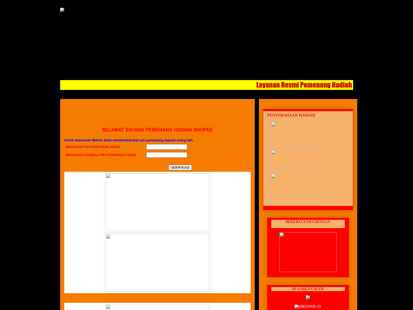 Screenshot of gebyar-shopee84.blogspot.com