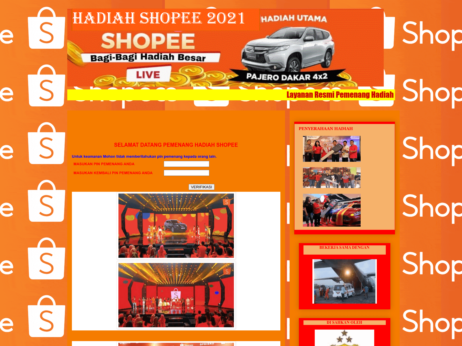 Screenshot of gebyar-shopee84.blogspot.com