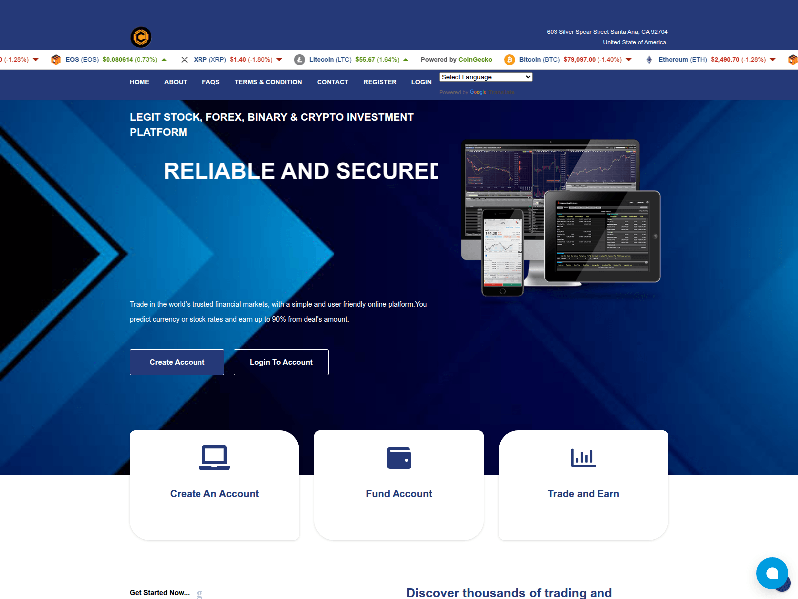 Screenshot of capitalworldtrade-cwt.com