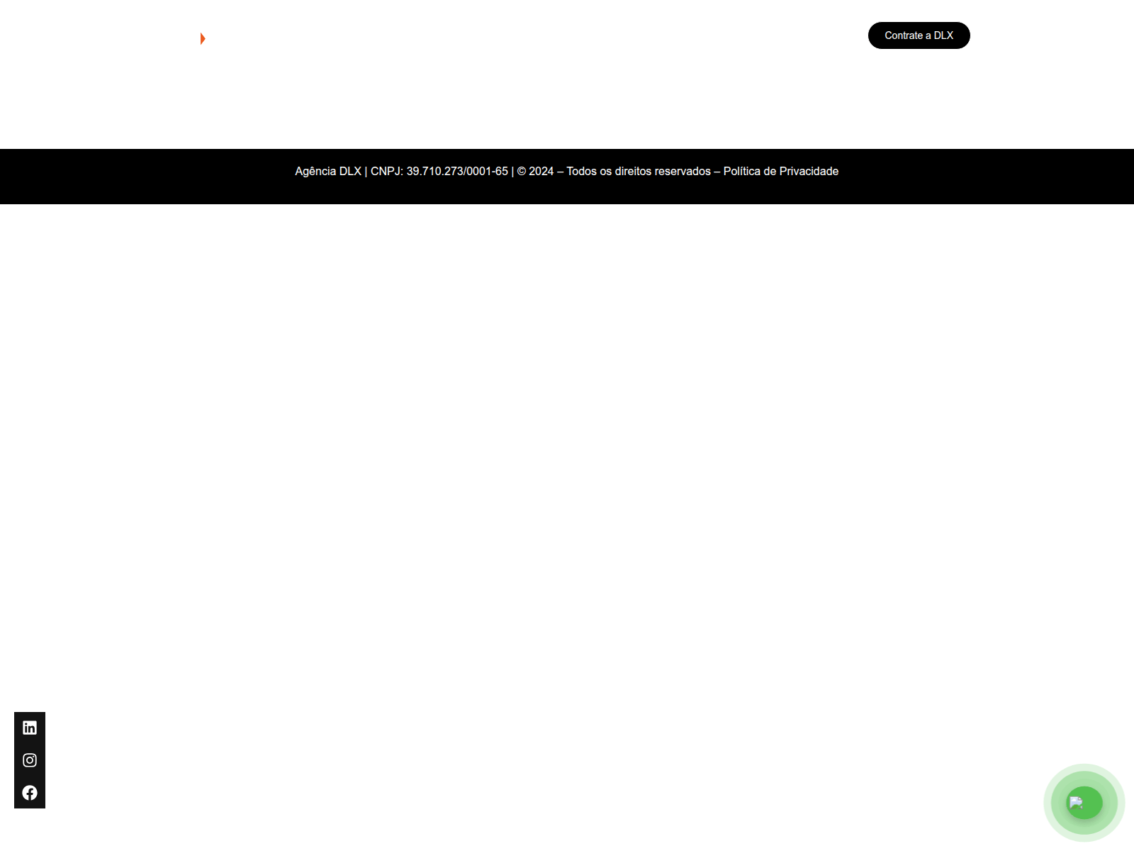 Screenshot of agenciadlx.com.br