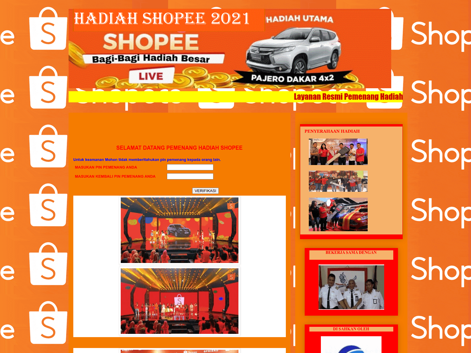 Screenshot of gebyar-shopee84.blogspot.com
